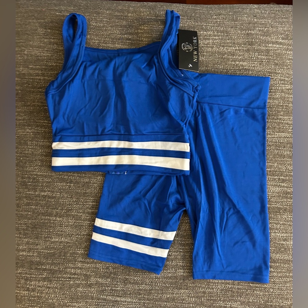 Blue 2 Piece Size S/M - Picture 2 of 2